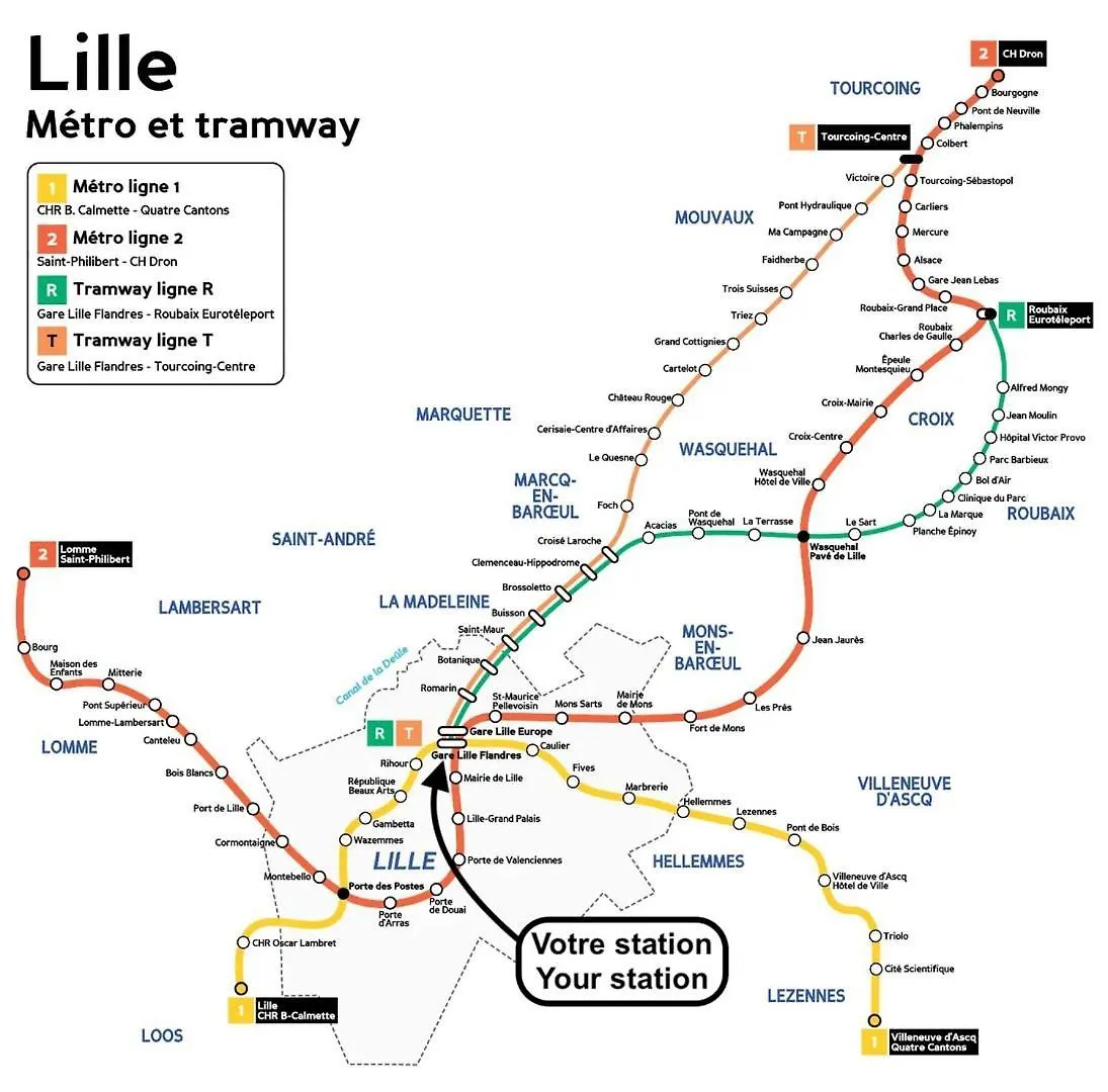 Appartement Lille Centre - Nice cozy&functional ap 2bdrm